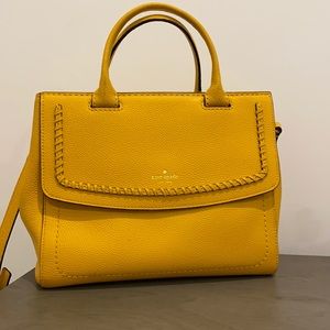 Canary yellow Kate Spade top handle bag